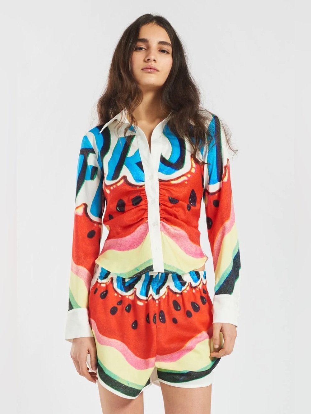 FIORUCCI
Watermelon Shirt In White
